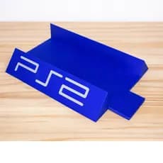 Suporte Vertical PS2 Fat  Base Estável para PlayStation 2  Organização Setup Gamer