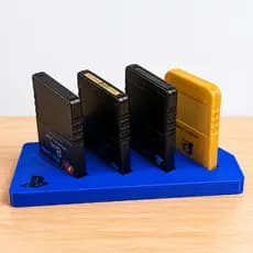 Organizador Suporte para Memory Card PS1 PS2 PlayStation 4 Slots