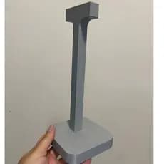 *OUTLET* Suporte de Mesa para Fone de Ouvido Headset Gamer Cinza
