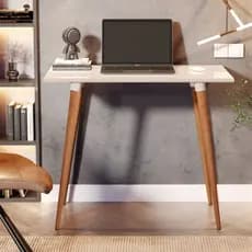 Mesa Escrivaninha Retro Para Estudos ou Home Office Pé Palito