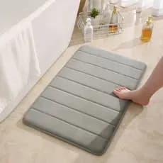 Tapete Banheiro Quarto Antiderrapante Absorvente Macio Lavável Máquina