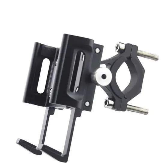 Suporte Para Celular Em Alumínio Altamente Resistente Moto Bike Bicicleta Apoio Duplo 4 Garras