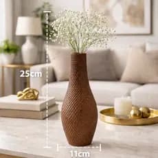 Vaso Decorativo em Impressão 3D – Material Durável, Moderno, Para Casa e Escritório