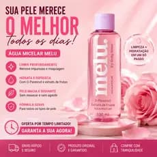 Água Micelar Melu By Ruby Rose Oficial SkinCare 100ml Glow Ruby Rose água termal para rosto