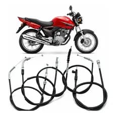 Cabo Acelerador A + B Embreagem Afogador Velocimetro Cbx 250