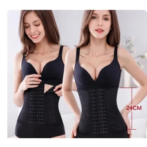 Cinta Elastique Ferminina Modeladora Redutor Afina Cintura Mulher Fitness6-breasted 6排扣