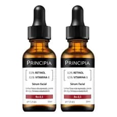 Principia Kit C/ 2 Séruns Retinol 0,3% + Vitamina E - Rn-0,3
