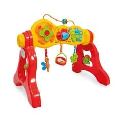 Centro de Atividades Infantil 3 em 1 Play Gym com Som Estímulo Sensorial Coordenação