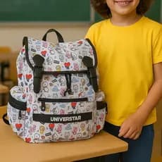 Mochila de Costas para Trabalho Escola Faculdade Viagem com Ursinho
