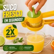 espremedor de frutas laranja limão manual com rotação de uso fácil e rápido