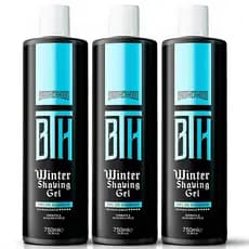 Kit 3 Shaving Gel de Barbear Winter 750ml Brotherhood