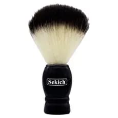 Pincel de Barba Cerdas Mistas Naturais Gold Sekich Preto