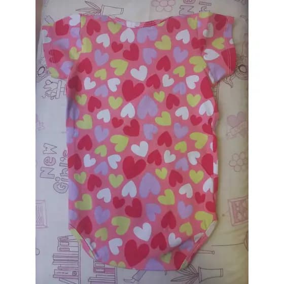 Body Bebê Corações Confortável - Roupa Infantil, - neném
