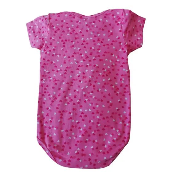 Body infantil- recém-nascido- roupa de bebê- lembrança- maternidade - chá revelação - ROSA - MENINA