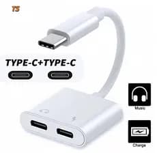 Adaptador Tipo C Para De Fone Ouvido de Tipo C Usb C Carregador Celular Tipo C