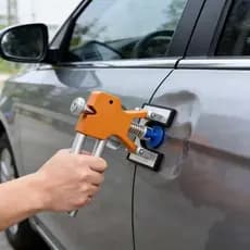 Alicate Repuxador Milimétrico com 18 Ventosas para Martelinho de Ouro reparo de amassados em carro AJUSTAR