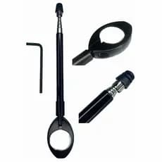 Antena Corta Pipa Moto Retrátil Anti Cerol Aço Inox Guidão