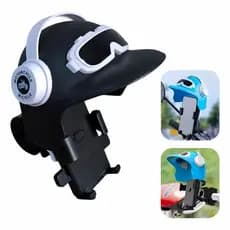 Suporte Para Telefone Celular De Motocicleta Com Capacete Pequeno E Navegação Elétrica De Bicicleta À Prova D'água