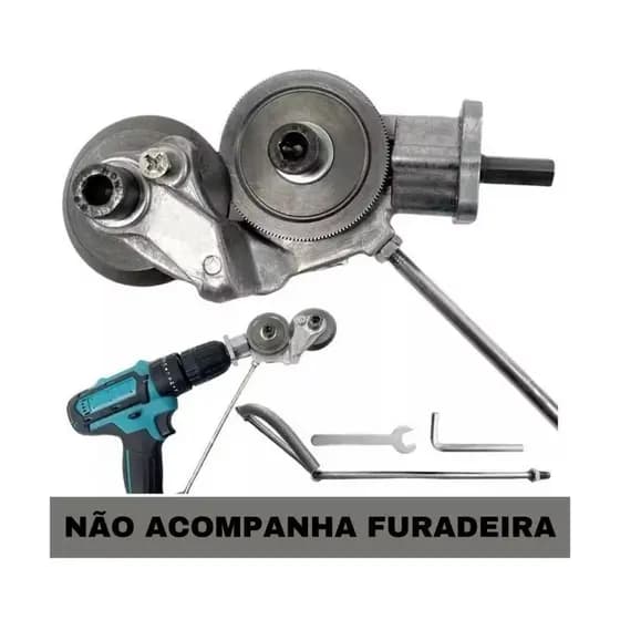 Adaptador Conector Cortador Parafusadeira De Folha Chapa Metal Corte ZE-1155
