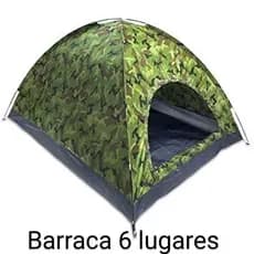 Barraca Camping Camuflada 6 Lugares Promoção Adulto Barraca De Acampamento Menor Preço