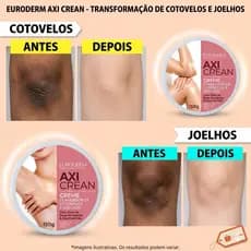 Axicrean Euroderm 150g Clareador de Pele Íntima Cuidado Pessoal