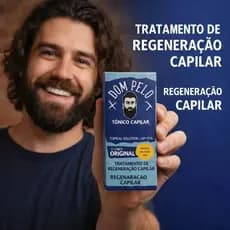 Dom Pelo Original - Tônico Capilar para Cabelo, Barba e Sobrancelha