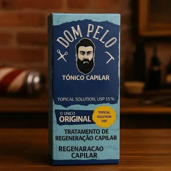 DOM PELO ORIGINAL - TÔNICO CAPILAR PARA CABELO, BARBA E SOBRANCELHA!!