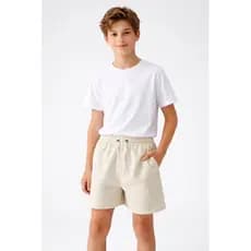 kit3 short Linho Juvenil Meninos Bermuda Premium 10-16 anos
