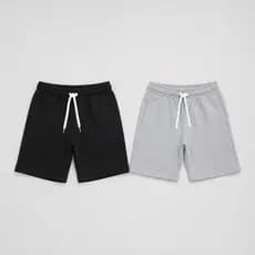 Kit Bermuda Infantil Moletom Flanelado Confortável 2 Peças