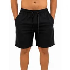 Kit 3 Bermudas Masculinas Tactel com Elastano Praia Academia P ao GG