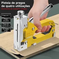 Kit pistola de pregos manual | Aço cromado resistente, portátil, ângulo livre para uso simples