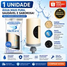 Vela para Filtro De Barro Esterilizante Tripla Ação Stéfani São João 1 UNIDADE -  ENVIO IMEDIATO