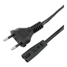 Cabo De Energia Bipolar Para PS3 PS4 Impressora TV Rádio 1,8 Metros