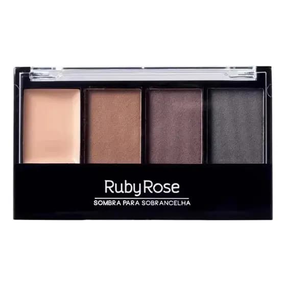 Paleta De Sombra Para Sobrancelha Ruby Rose - Trio De Sombra