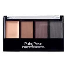 Paleta De Sombra Para Sobrancelha Ruby Rose - Trio De Sombra
