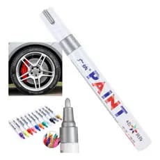 Caneta Tira Riscos Automotiva Permanente 2,8mm Ponta Fina Carro- Moto Reparo Rápido Pintura Alta Precisão