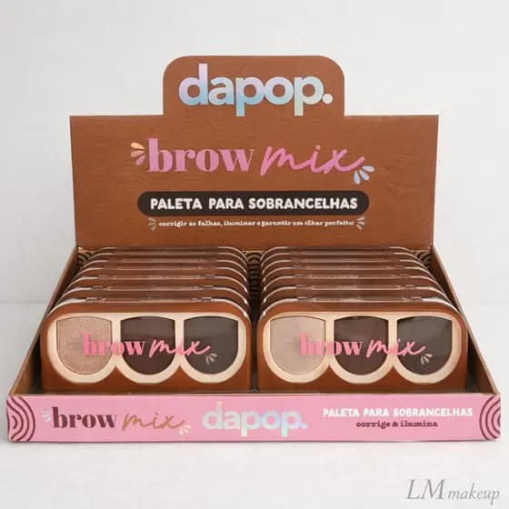 ✨ Paleta Dapop Brow Mix – Corrige, Ilumina e Define o Olhar Brow Mix