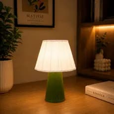Luminária De Mesa Decorativa LED – Iluminação Aconchegante Para Quarto Sala E Escritório