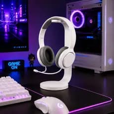 Suporte Headset Gamer Moderno, Minimalista e Organizador Mesa Setup Gamer e Escritório