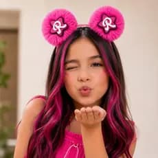 Tiara Infantil Pompom - Inspirada na Emilly Vick -  Estilo Emily Vick
