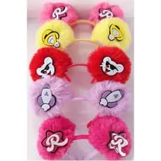 Tiara Infantil de Pompom Luxo - Dos Rosa - Emilly Vick