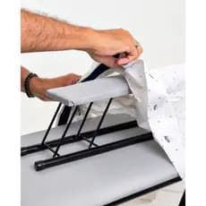 Suporte para Passar Mangas de Camisa Mini Tábua de Passar Roupas Dobrável e Portátil Mangas