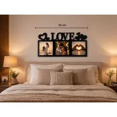 Pota Retrato De Parede MDF Premiun Decorativo Love SAla Quarto  Familia