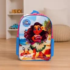 Mochila Infantil de princesa do Mar – Leve e Espaçosa