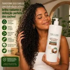 Creme Para Cachos Óleo De Coco 1 Litro Super Hidratação