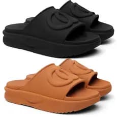 Combo 2 Chinelo Sandália Feminino Estiloso Slide Plataforma Lançamento