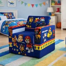 Sofázinho Para Crianças Estampado Decorativo Multiuso Versátil Personagens 2 a 5 Anos