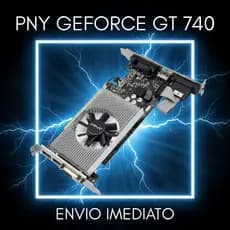 Placa de Vídeo PNY GeForce GT 740 2GB DDR3 PCIe HDMI VGA DVI – Desempenho para PC e Jogos