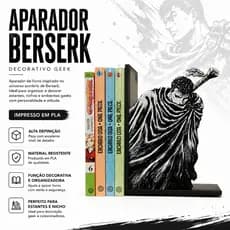 Aparador Suporte de Livros Anime 3D | Fan Art Beserk | Guts | Decoração Geek