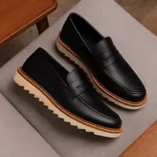 Sapato Mocassim Masculino Casual Social Confortável Estiloso Leve Loafer Trabalho e Dia a Dia